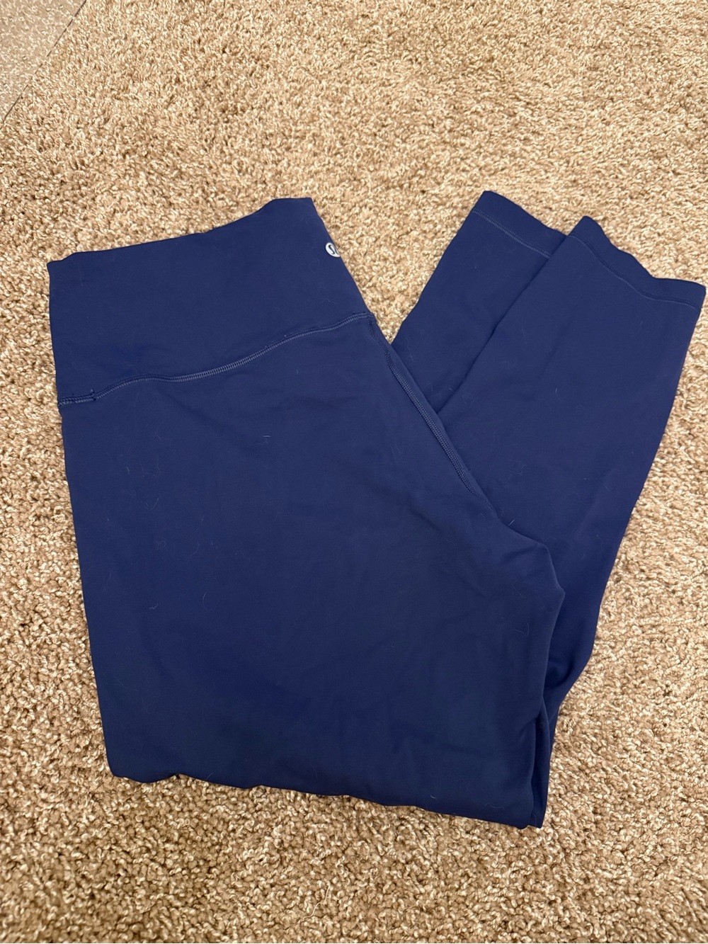 Lululemon Navy Wunder Train Leggings